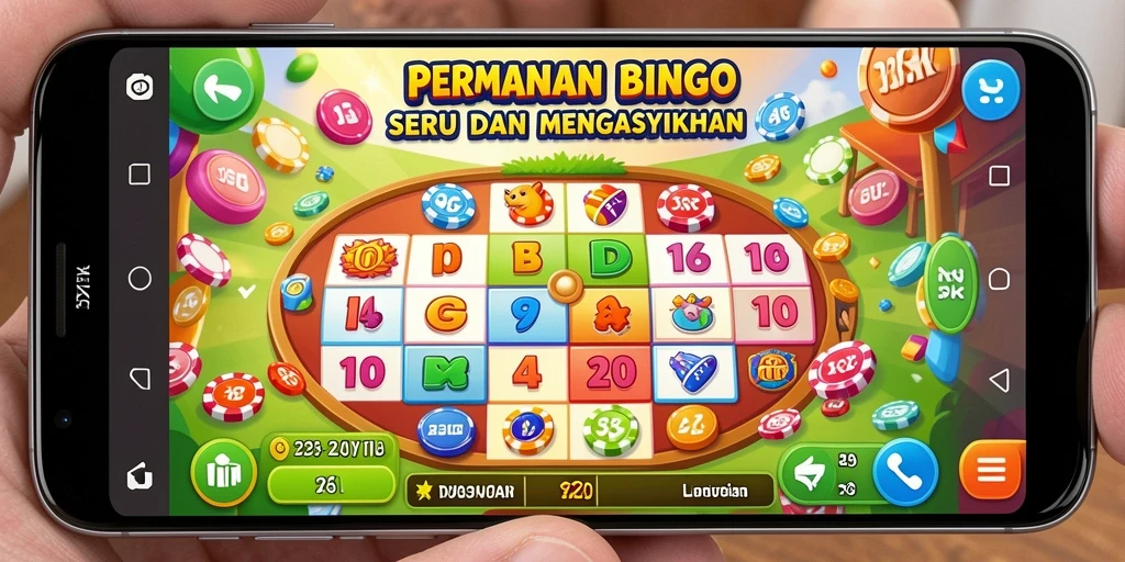 Tampilan gameplay Bingo yang menegangkan dan seru.