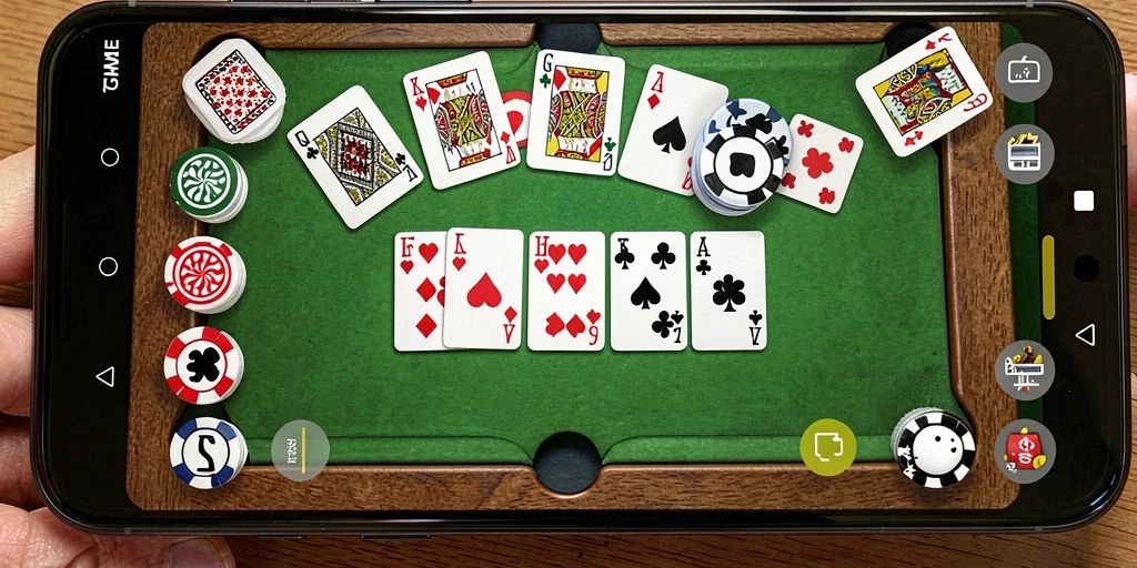 Screenshot utama menampilkan gameplay seru Gaple.