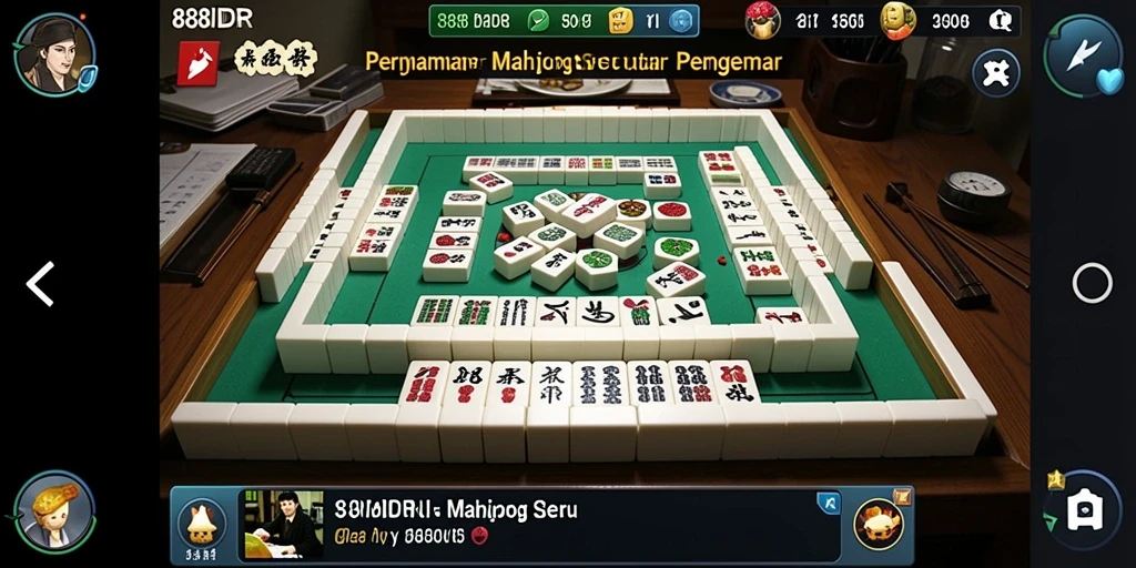 Tampilan screenshot <strong>888IDR</strong> menampilkan gameplay Mahjong yang menarik.