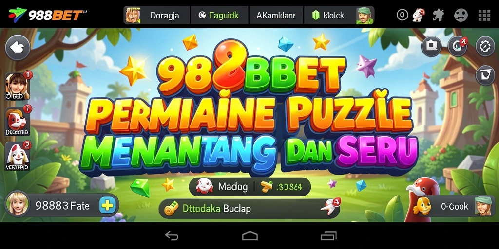 Tampilan gameplay 988BET yang menarik dan penuh tantangan Puzzle.