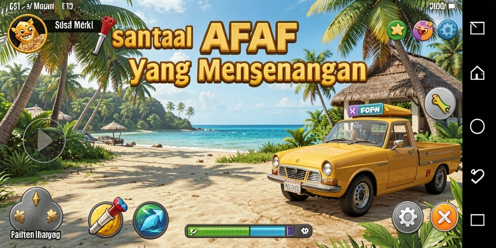 Screenshot gameplay AFAF yang menunjukkan keseruan bermain.
