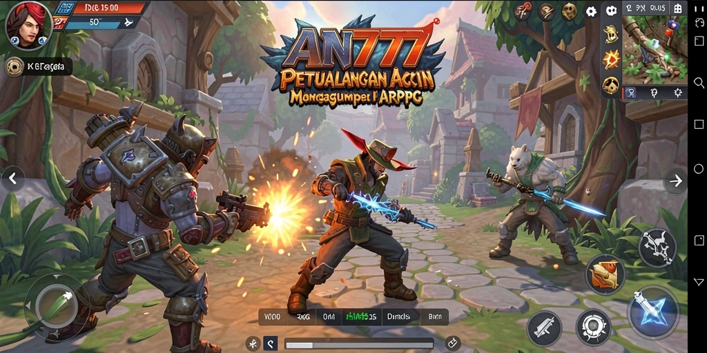 Gameplay ARPG yang mendebarkan dan penuh aksi.