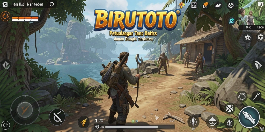 Gameplay seru BIRUTOTO di dunia terbuka yang menakjubkan.