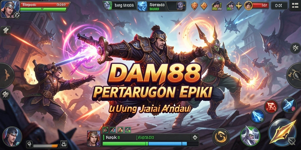 Tampilan gameplay DAM88 yang intens dalam pertempuran strategi.