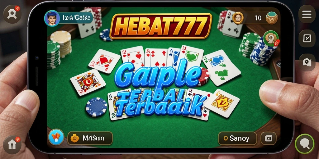Tampilan menarik saat bermain Gaple di HEBAT777.