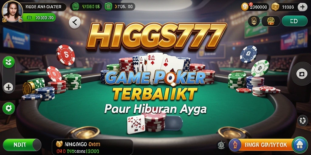 Screenshot gameplay HIGGS777 menampilkan pemain bersaing dalam Poker yang mendebarkan.