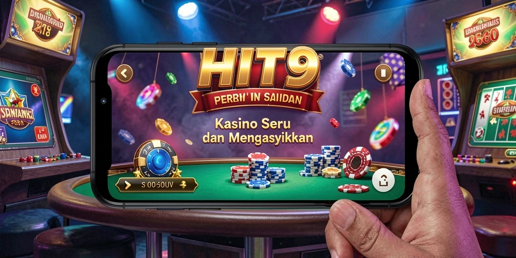 Gameplay Kasino yang menarik dalam HIT9 dengan grafis memukau.