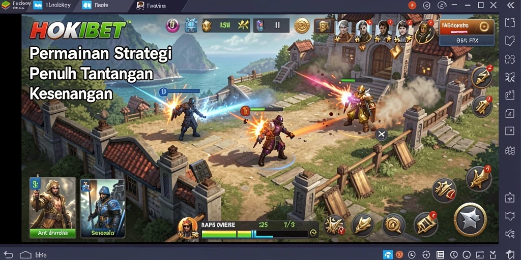 Tampilan gameplay HOKIBET yang menegangkan dan strategis.