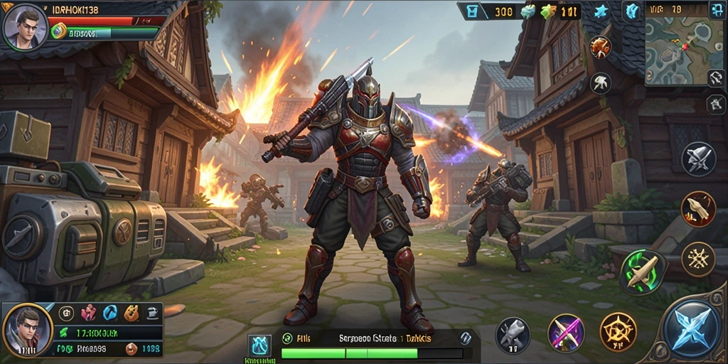 Tampilan gameplay menarik dari IDRHOKI138 dengan aksi strategi yang mendebarkan.