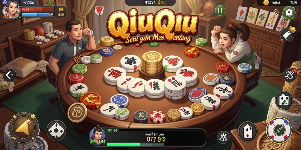 Screenshot gameplay QiuQiu IN1234 yang menampilkan aksi seru.