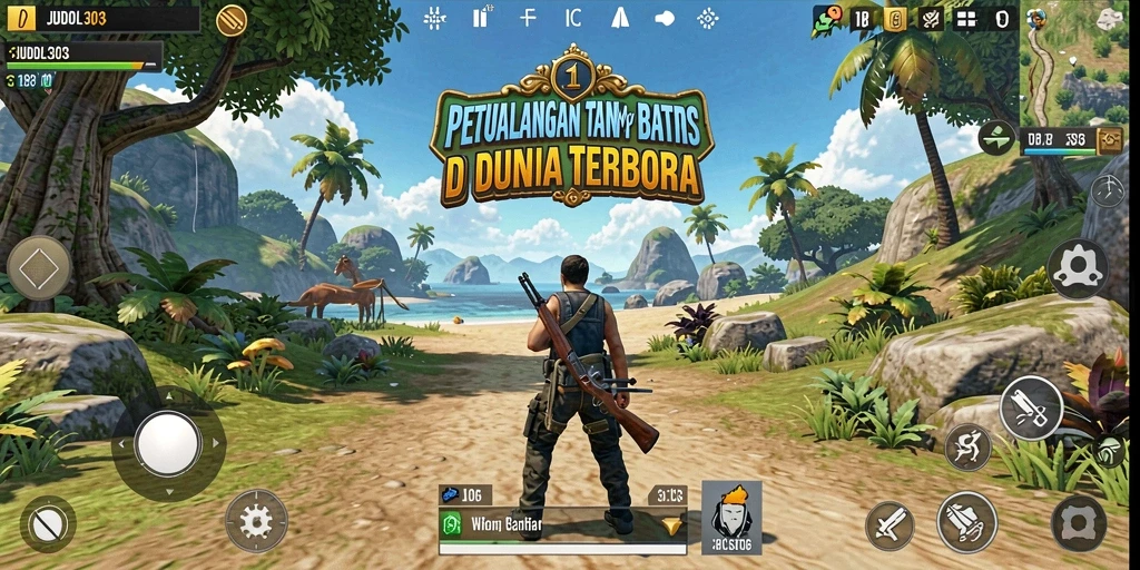 Tampilan gameplay JUDOL303 yang menakjubkan dalam dunia terbuka.