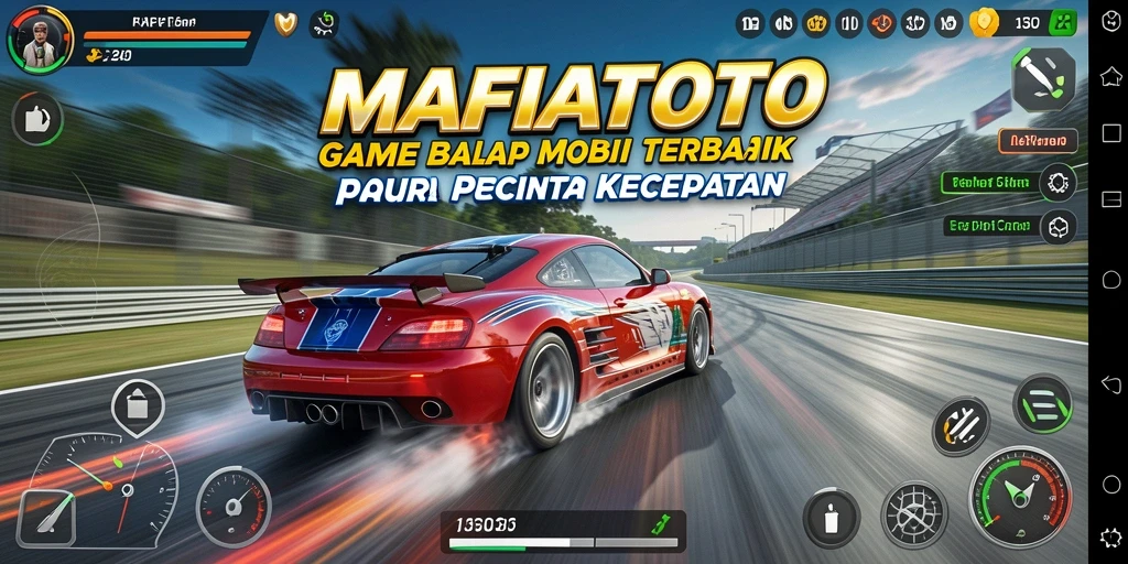 Tampilan gameplay MAFIATOTO yang mendebarkan dan penuh aksi balap.