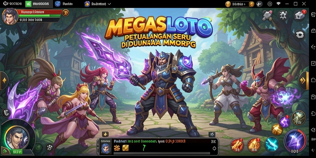Gameplay seru MEGASLOTO dengan petualangan yang menantang