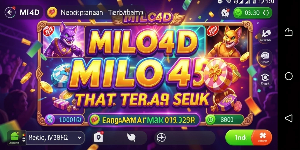 Screenshot gameplay <strong>MILO4D</strong> yang menampilkan keseruan bermain Slot.