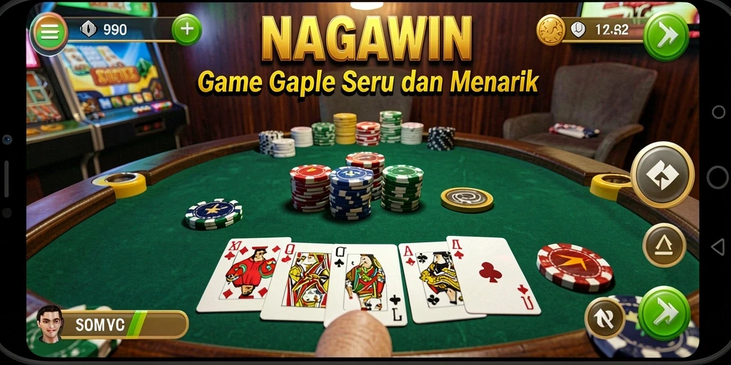 Tampilan gameplay seru dan menantang di NAGAWIN.