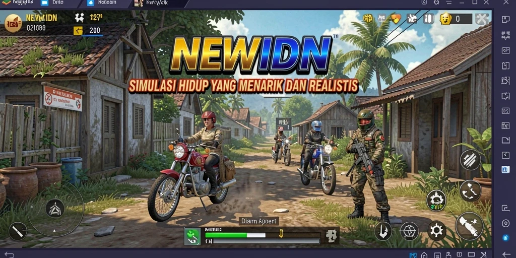 Tampilan gameplay NEWIDN yang menarik dan interaktif.