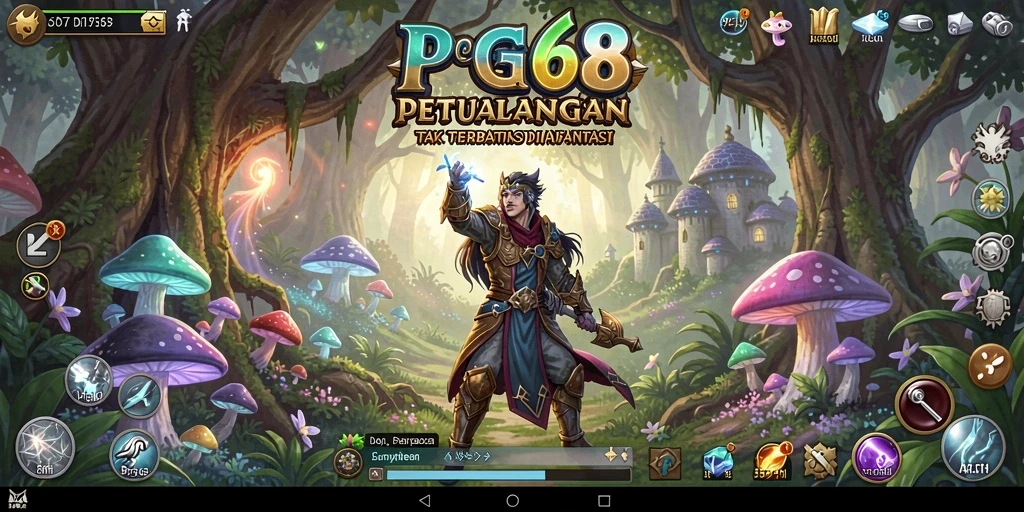 Tangkapan layar menampilkan aksi seru dalam petualangan PGG68.