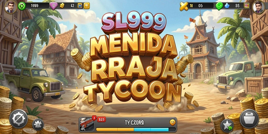 Screenshot gameplay SL999 menampilkan aktivitas bisnis yang dinamis.